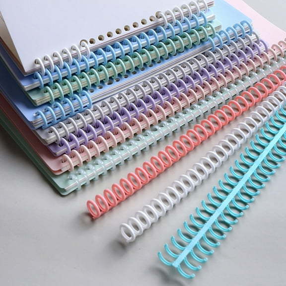 Masteelf 10 Pcs Notebooks Loose Leaf Binder Rings Loose-Leaf Binding Practical Office