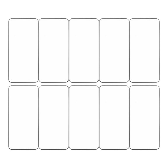 Masteelf  10 Pcs Protective Screen Film Anti Break Glass Window Transparent