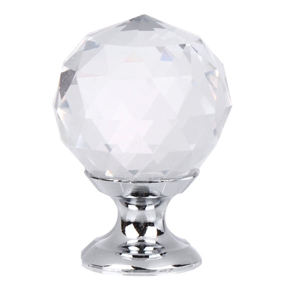 LOLIPPYY 10Pcs Transparent Door Knob Unique Design Pull Handle for Furniture and Drawers
