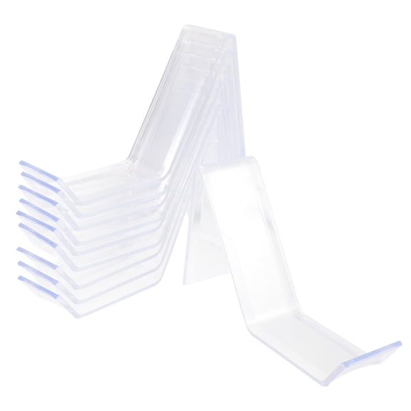Masteelf  10 Pcs Retail Spoon Display Transparent Stand Centralized Stands Compact