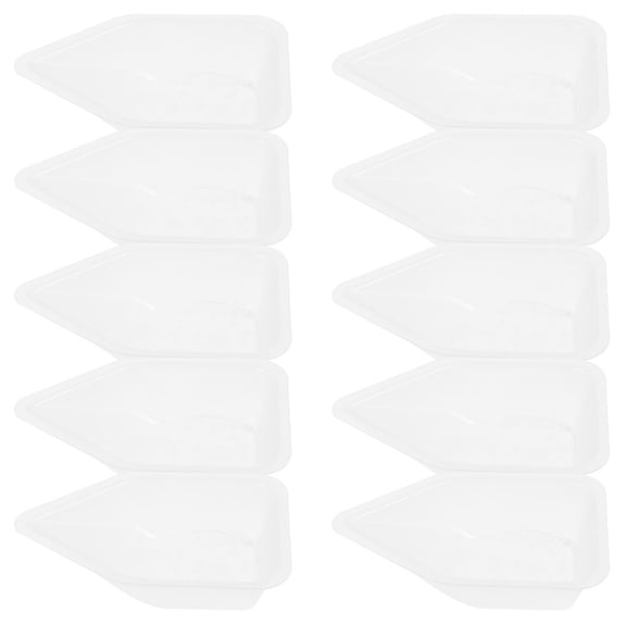 HONITANO Small Lab Dishes Weighing Dishes Plastic 10pcs Transparent for High Precision Measurement