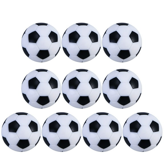 Masteelf 10 Pcs Soccer Ball Pattern Foosball Replacement Balls