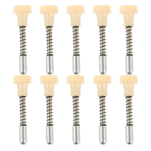 Masteelf 10 Pcs Spring Loaded Latch Pin Spring Latch 5.50X1.50X1.50CM Beige