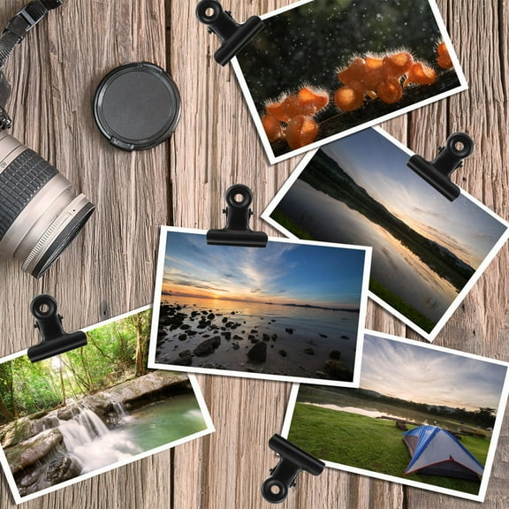 Masteelf  10 Pcs Stationery Shaping Clip Rust-resistant Clips Heavy Duty Office