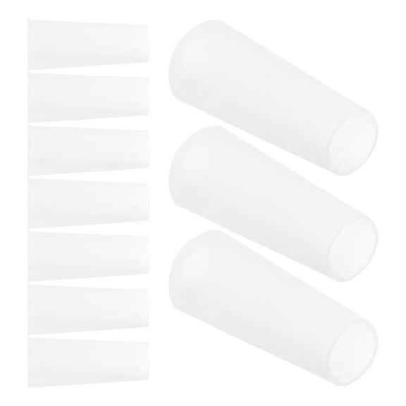 Masteelf 10 Pcs Suona Replacement Part Rubber Core Cover Transparent