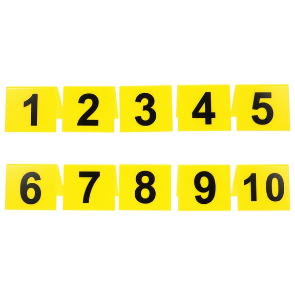 Masteelf  10 Pcs Table Numbers for Wedding Reception Card Banquet Dining Room