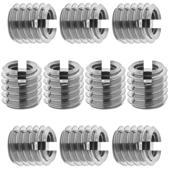 Masteelf 10 Pcs Thread Repair Inserts 0.60X0.60X0.60CM Silver
