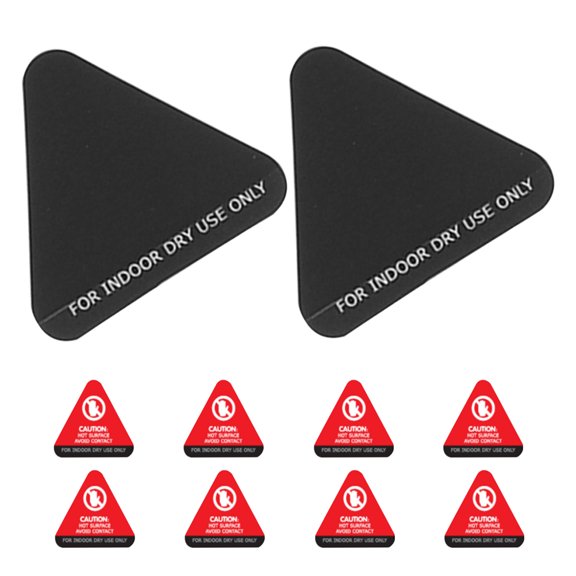 Masteelf 10 Pcs Tube High Temperature Gasket Anti-scalding Discoloration Stickers