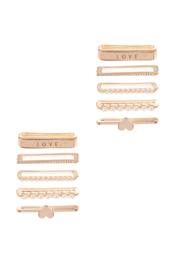 10 Pcs Watch Band Decorative Ring Wristband Charms Watch Strap Accessories