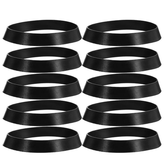 Masteelf 10 Pcs Water Pipe Sealing Ring 4.30X4.30X0.6CM Black