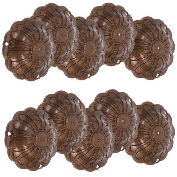 Masteelf 10 Pcs Wind Bells Outdoor Chime Kit Caps Spinners Tubes Bulk