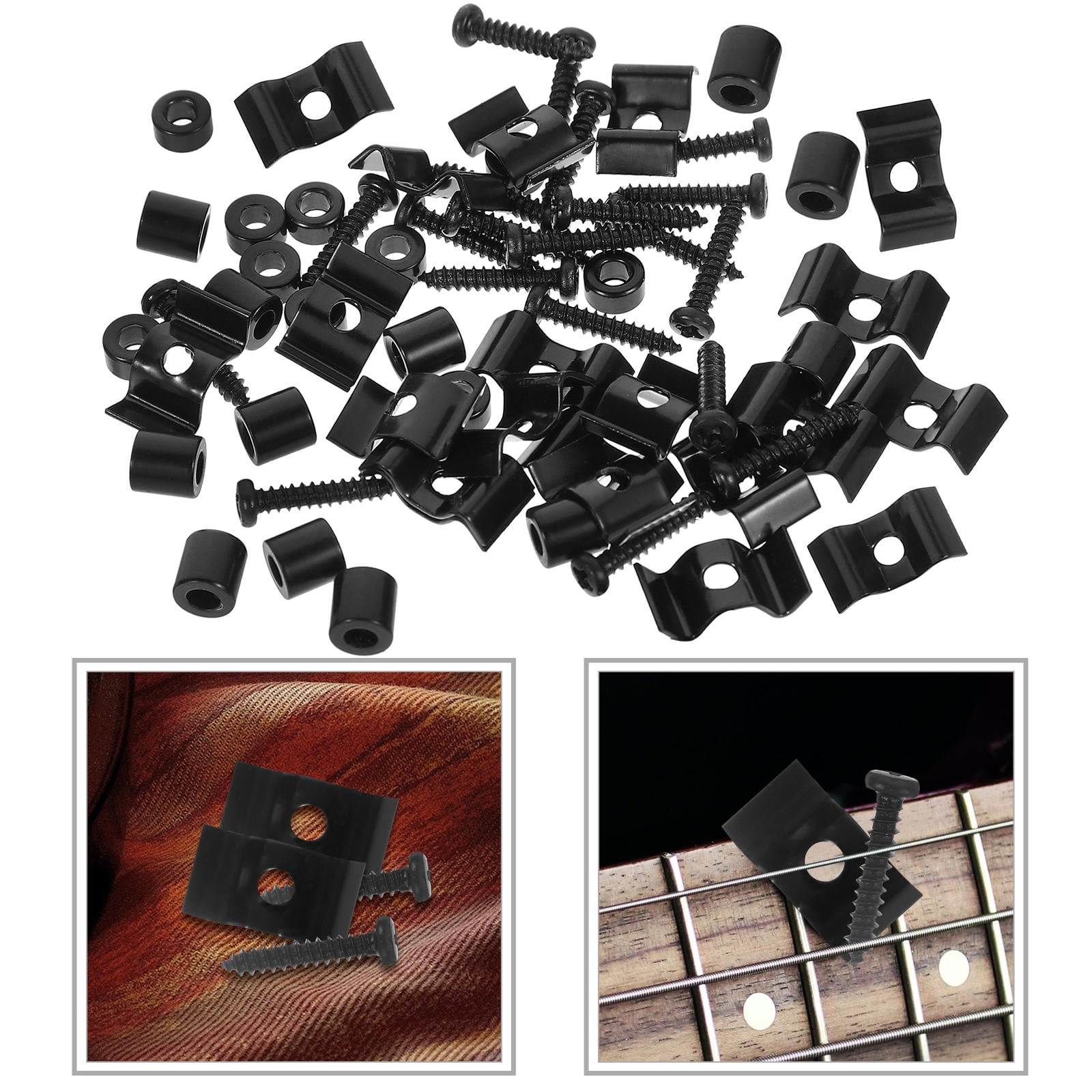 Masteelf 10 Set of Guitar String Trees Strings Retainer Guides Electric ...