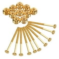 thumbnail image 1 of Masteelf 10 Sets Long Screws And Brass Nuts Bolts Set For Teapot Knob Replacement Ideal For Furniture And Metal Repairs Household, 1 of 8