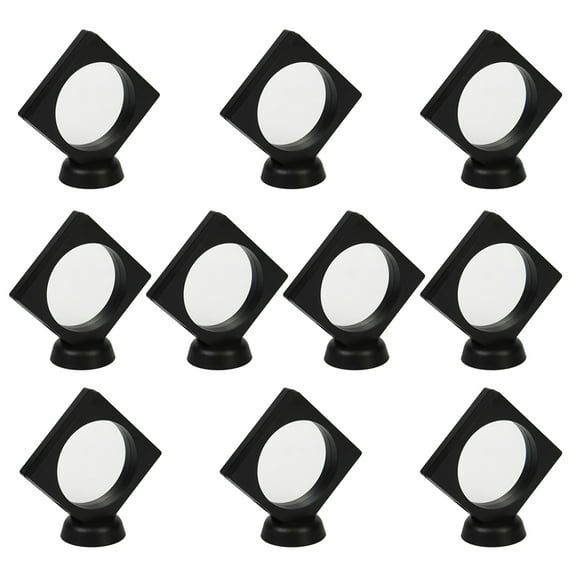 Masteelf 10 Sets Pin Display Floating Frame Display Stand 992cm Black