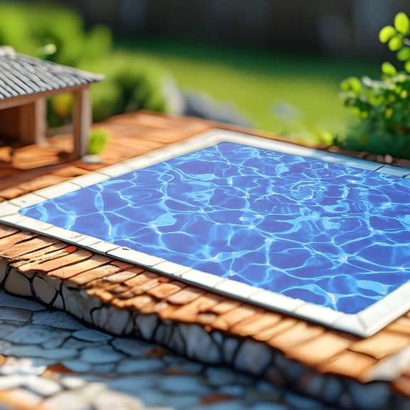 Masteelf 10 Sheets Of Water Pattern Sticker Water Grain Wall Decals Microlandscape Wall Stickers Sand Table Water Grain Decals Pool Model Wall Sticker Material Water Pattern Sticker