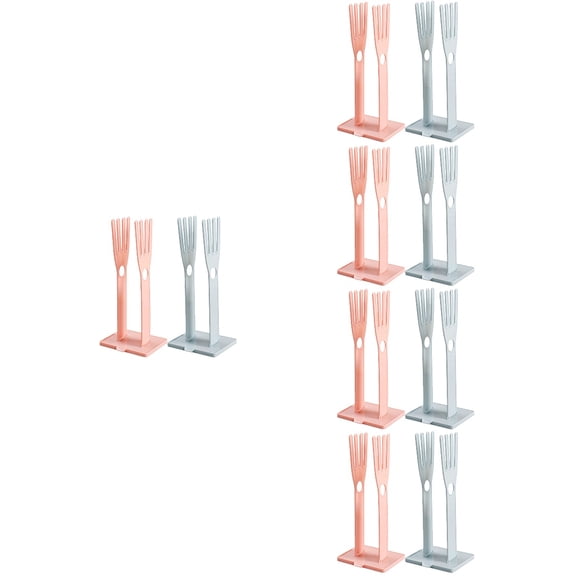 Masteelf 10 pcs Kitchen Glove Holder Countertop Drying Rack Mitten Towel Storage Organizer Stand for Home Kitchen