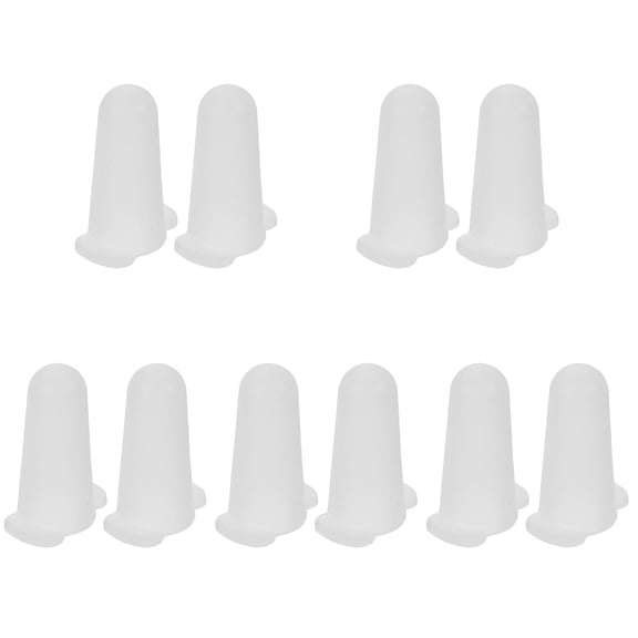 Masteelf 10 pcs  Silicone Cake Decoration Tip Protectors Cake Baking Pipping Tip Protection Covers Supplies