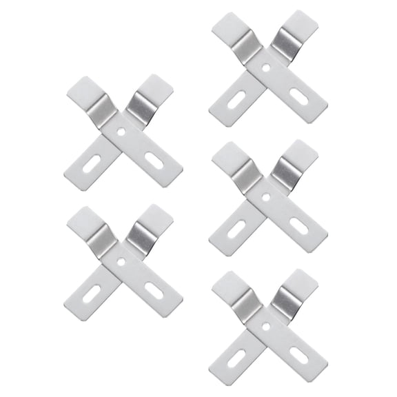 OFFIGAM Silver Urinal Brackets Metal Easy Installation Support 10Pcs