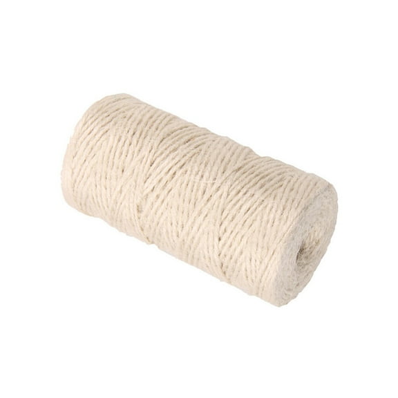 Masteelf 100 Meter Thick Beige Jute Rope for Crafts, Home Decor, Gardening, and Outdoor Use