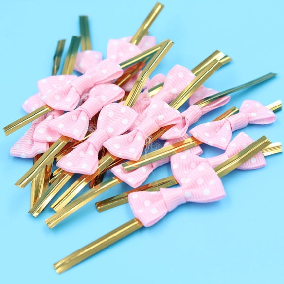 Masteelf  100 PCS Bow Tie Baking Shop Decoration Dessert Packaging