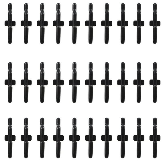 Masteelf 100 PCS Peg Board Hook Plastic Display Hook Shelf Hanging Supply