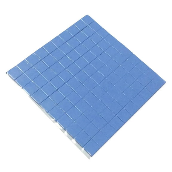 Masteelf 100 PCS Silicone Thermal Pad CPU Heatsink Mat Computer Cooling Accessory