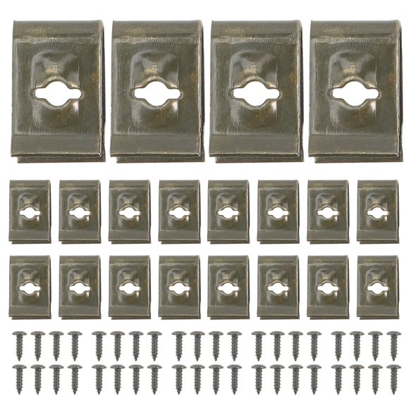 Masteelf 100 Pairs Fence Self-tapping Screws Locking Coax The Wire Thread Holder