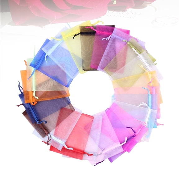 Masteelf 100 Pcs Bridal Shower Favors Drawstring Bags 7X9cm