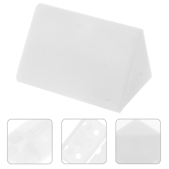 Masteelf 100 Pcs White Right Angle Corner Braces for Cabinets, Shelving Support, Heavy Duty Shelf Brackets