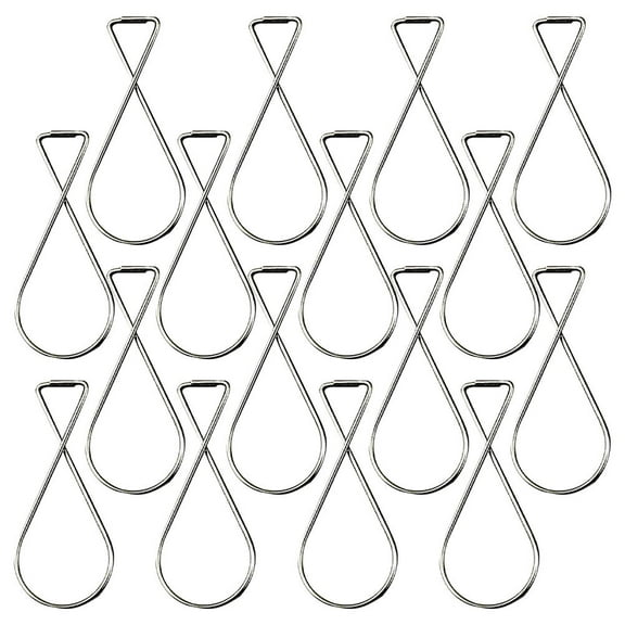 Masteelf  100 Pcs Ceiling Hooks Clip for Suspended Drop Clips High Hardness