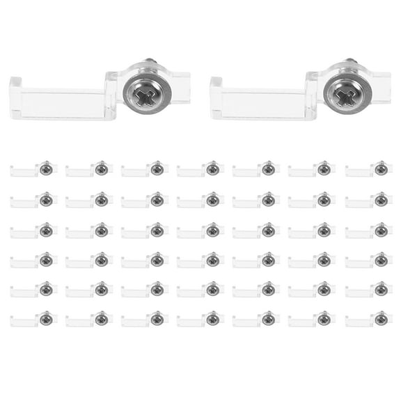 Masteelf  100 Pcs One Side Fixing LED Clips Light Strip Mounting Bracket