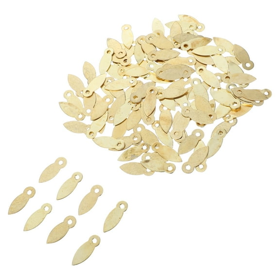 Masteelf  100 Pcs Photo Frame Accessories Parts Watch Heavy Pictures Clip Golden