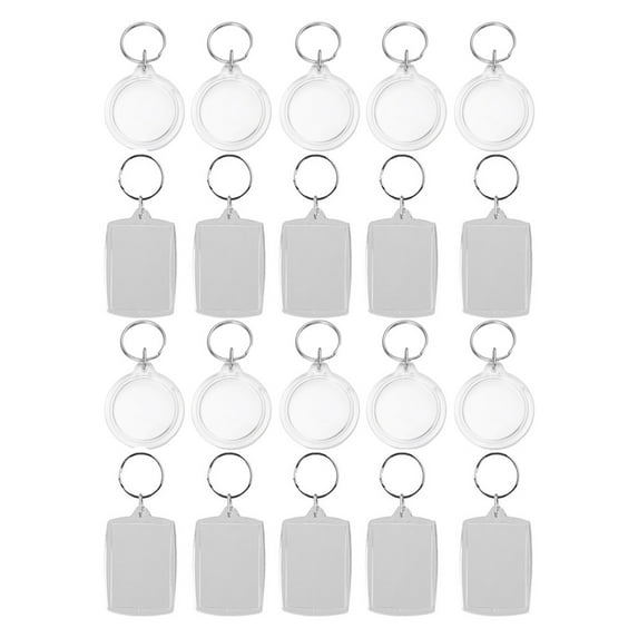 Masteelf 100 Pcs Picture Key Chain Acrylic Keychain Cute Original Keychains