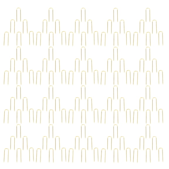 Masteelf 100 Pcs Curved Hand Sewing Needles for Crafts and Precision Projects, U Pins for Detailed Hand Stitching and Crafts