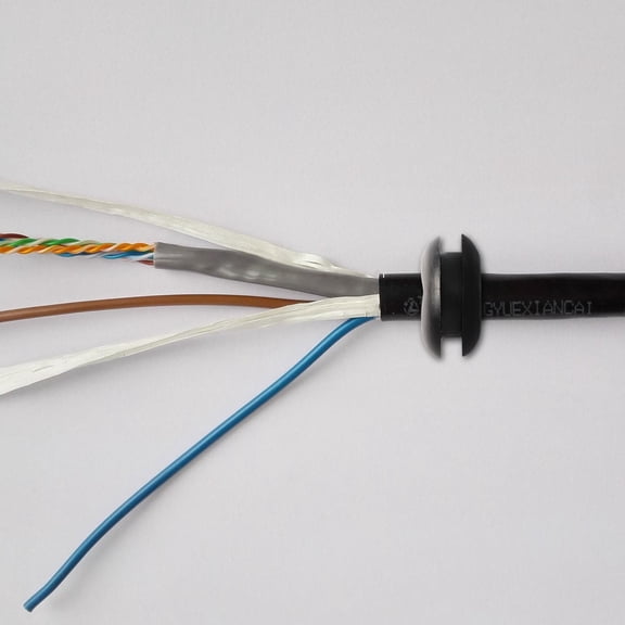 Masteelf  100 Pcs Wire Hider Guard Coil Insulation Grommet Power Cord