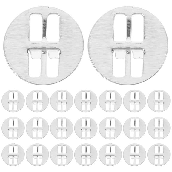 Masteelf Wick Clips for Candles Making with Metal Base Iron Holders for DIY Craft Silver 100pcs