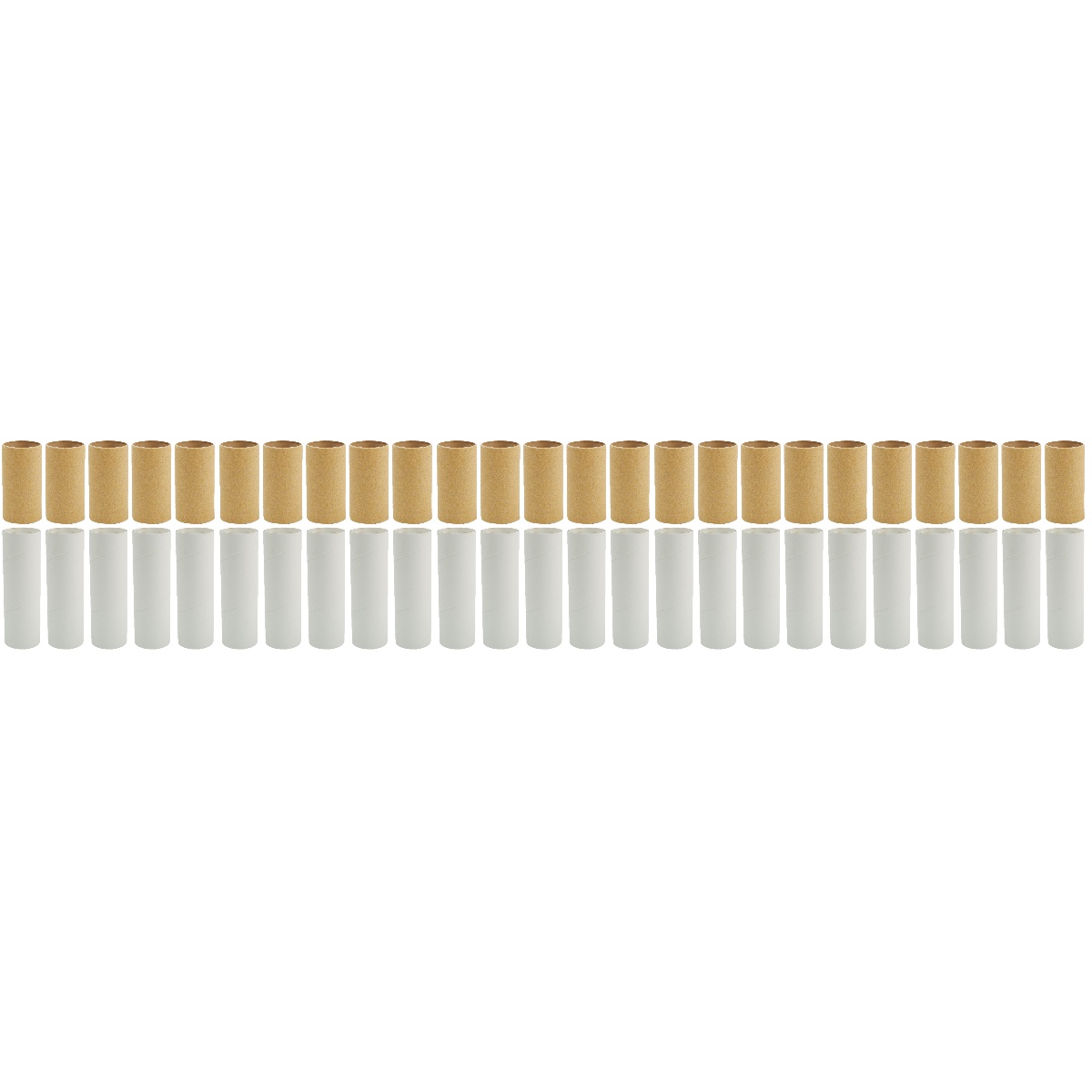 Masteelf 100 pcs DIY Paper Tubes Paper Roll Tubes Round Paper Tubes ...