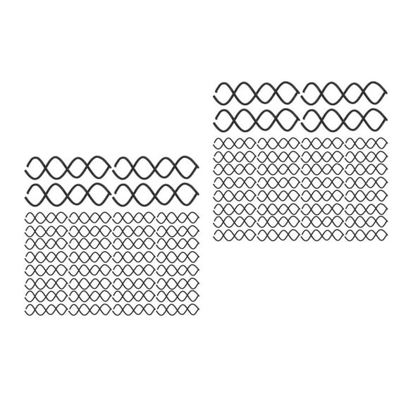 Masteelf 100 pcs  Spiral Hair Pins Non-Scratch Round Tips Twist Screw Hair Pin For Women Bun Hair Style Diy Spiral Bobby Pins Decorative Hair Accessories