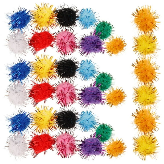 Masteelf 1000pcs Colorful Mixed Craft Poms Small Pompoms Tiny Pompoms Mini Pom Poms Balls For Diy Decoration Clothing Accessories 1.5cm