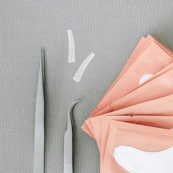 Masteelf 100PCS Eyelash Tweezers Cover Grafting Eyelashes Tips Covers Tweezer Point Protectors for Stainless Steel Elbow Tweezers