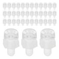thumbnail image 1 of Masteelf 100Pcs Acrylic Corner Bracket Hardware with Clear M3x6 Screw and M3x2.4 Nut Set for Triangle Code Fastening in Transparent Fixator Assortment, 1 of 8