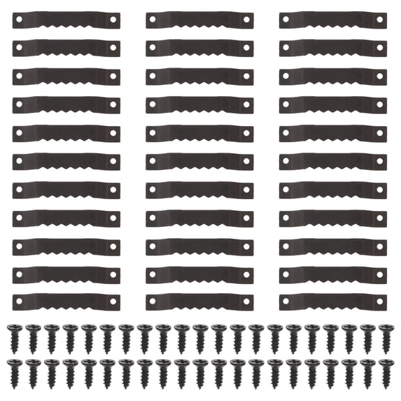 HEATSHAKING Homeowners Wall Picture Hook Black Stable Hanging For Home Decoration 100Pcs 2.1In