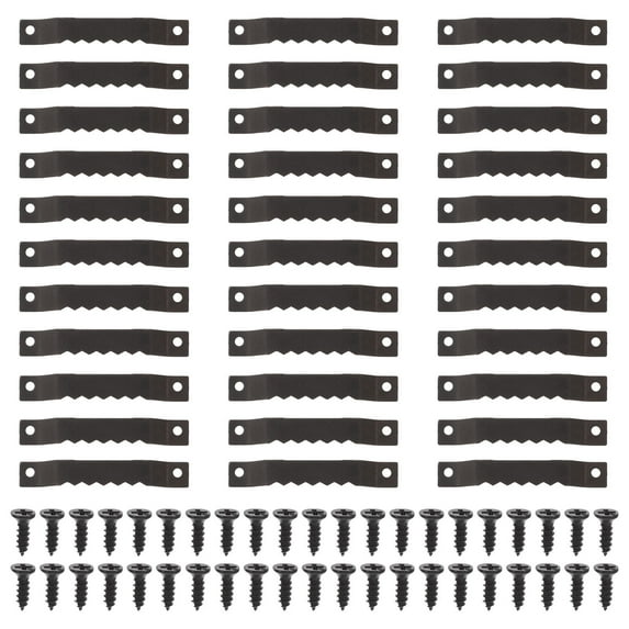 HEATSHAKING Homeowners Wall Picture Hook Black Stable Hanging For Home Decoration 100Pcs 2.1In
