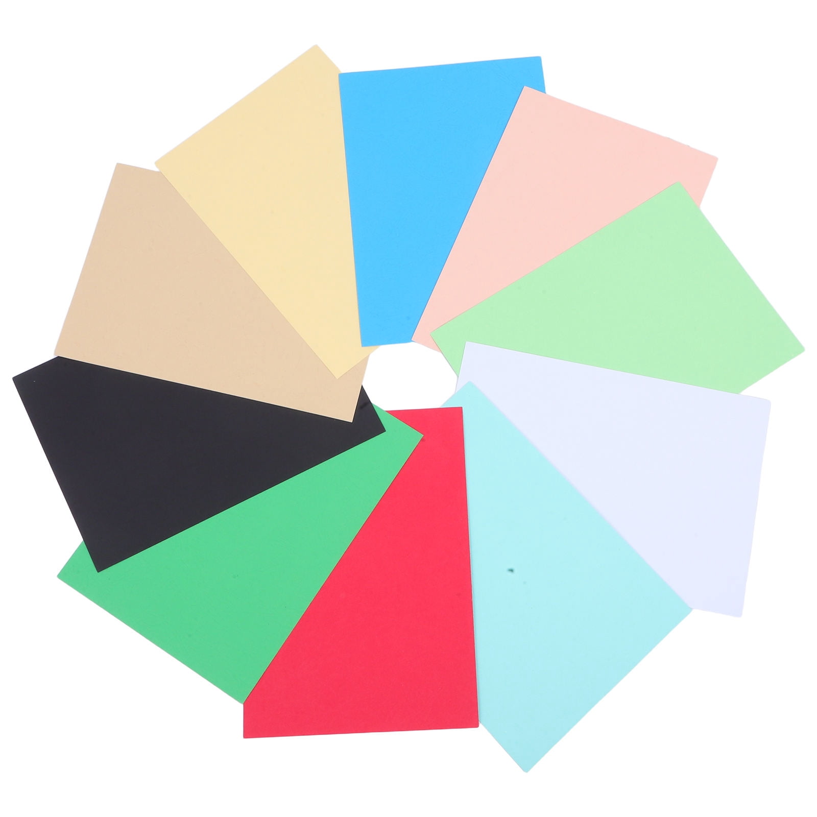 Masteelf 100pcs A4 Binding Covers Colorful Crafting Papers Art Supplies For Adults And Students Report Covers Paper Binding Materials Card Paper For Card Making