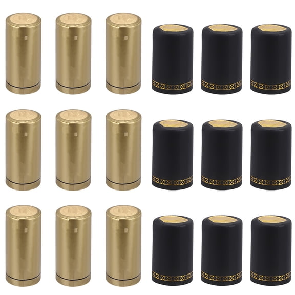 IDEANATEGRATE Bottle Sealing Cap Pvc Round Standard Design 100Pcs