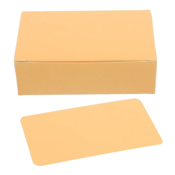 Masteelf 100-Pack Blank Index Cards with Rounded Edges for Flashcards, Note Taking, Vocabulary, Business, and Message Cards