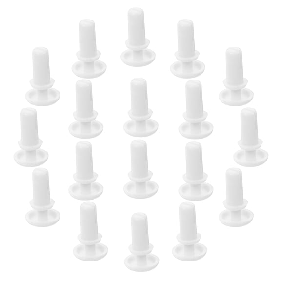 Masteelf 100pcs White Plastic Car Fastener Clips Nylon Push Rivets Auto Panel Retainer Bumper Door Trim Clips for Cars