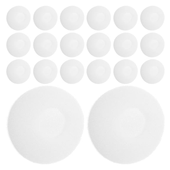 Masteelf 100pcs Soft Replacement Earbud Cushions for Earphones, Round Mini Sponge Ear Tips, Comfortable Earbud Covers Pads