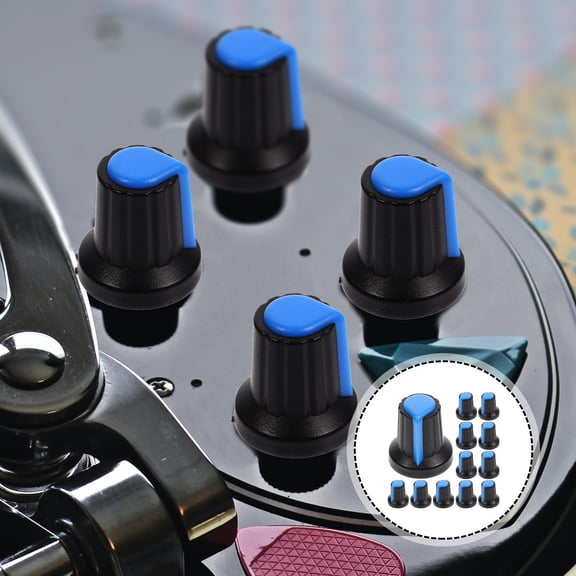 Masteelf 100pcs Guitar Potentiometer Knobs Effect Pedal Knob Guitar Supplies Guitar Parts