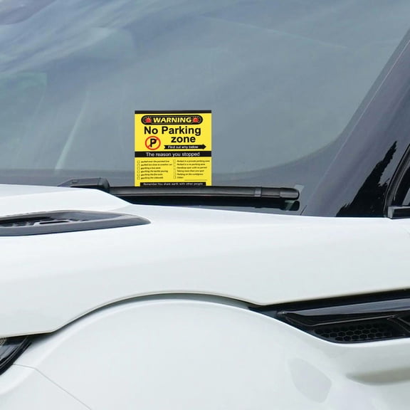 Masteelf 100pcs Humorous Parking Violation Cards You Parked Bad Notes Funny Bad Parking Warning Stickers Small Warning Signs for Cars